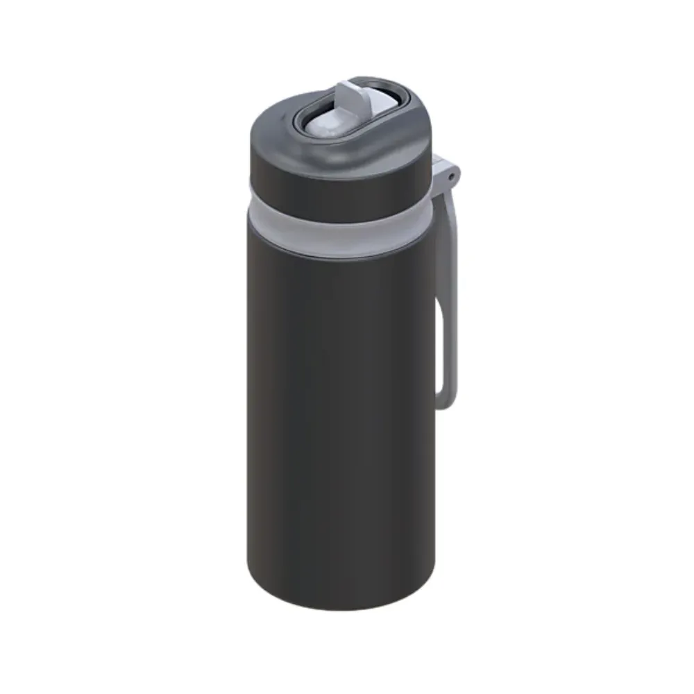 Getgo | Insulated Sip Bottle 500ml | Black