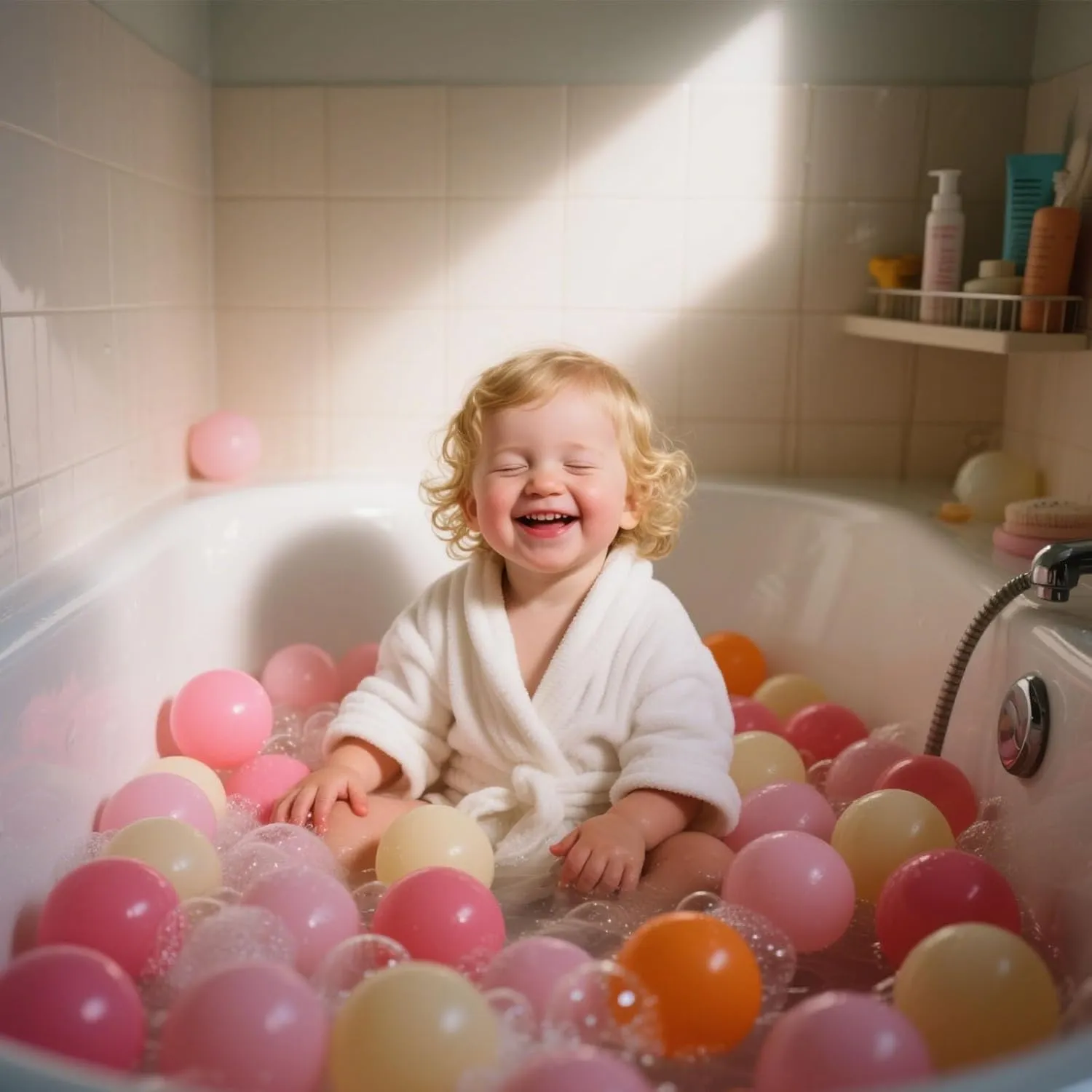 GOGOSO Ball Pit Balls for Toddler, Baby Plastic Playballs Kids Soft Pastel Pelotas Non-Toxic BPA-Free 3pink Orange Yellow, 500 Balls