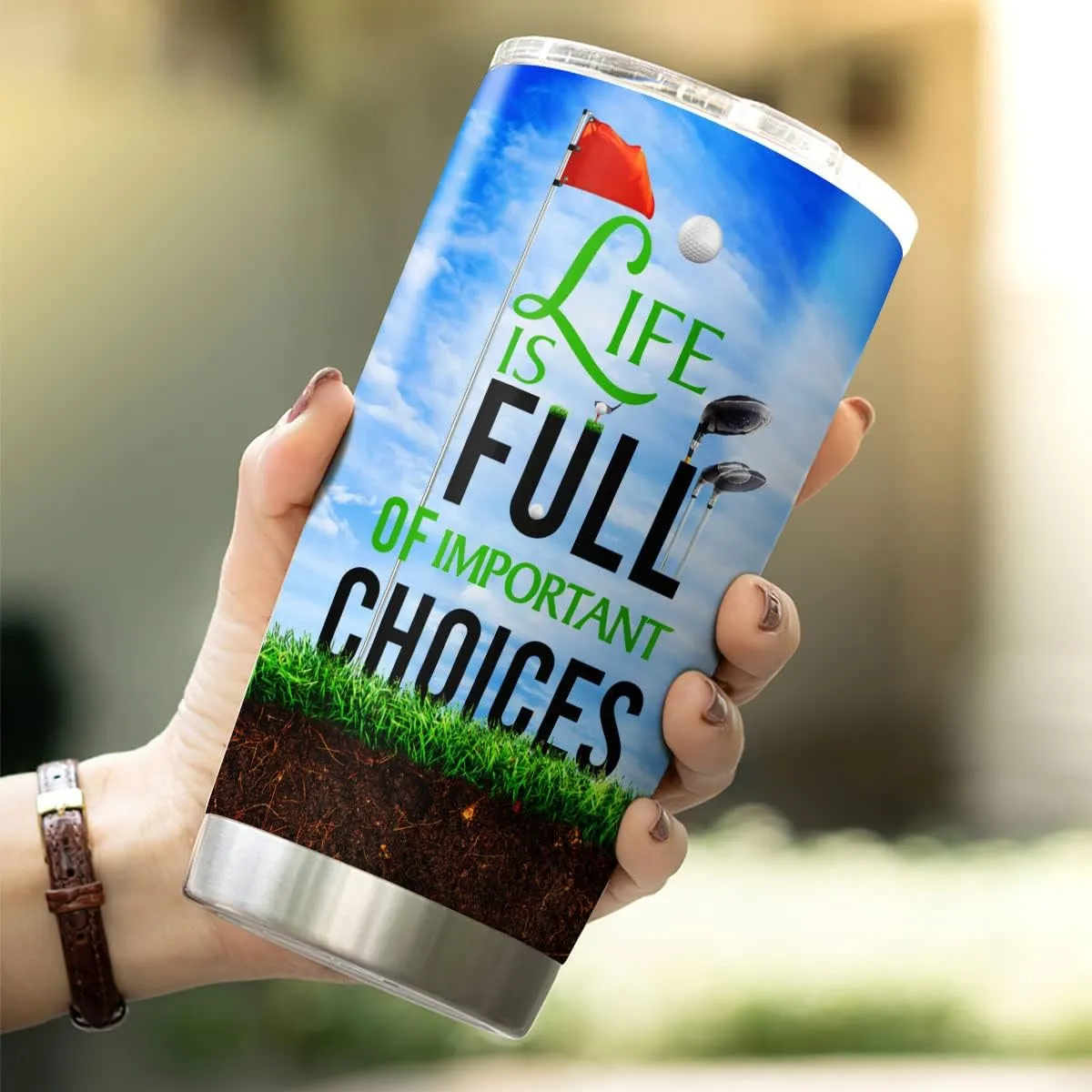 Golf Gifts For Men Him Dad Husband Golfers Fathers day Stainless Steel Tumblers Travel Water Bottle Funny Coffee Mugs 20 Oz Insulated Cups On Birthday Christmas Day