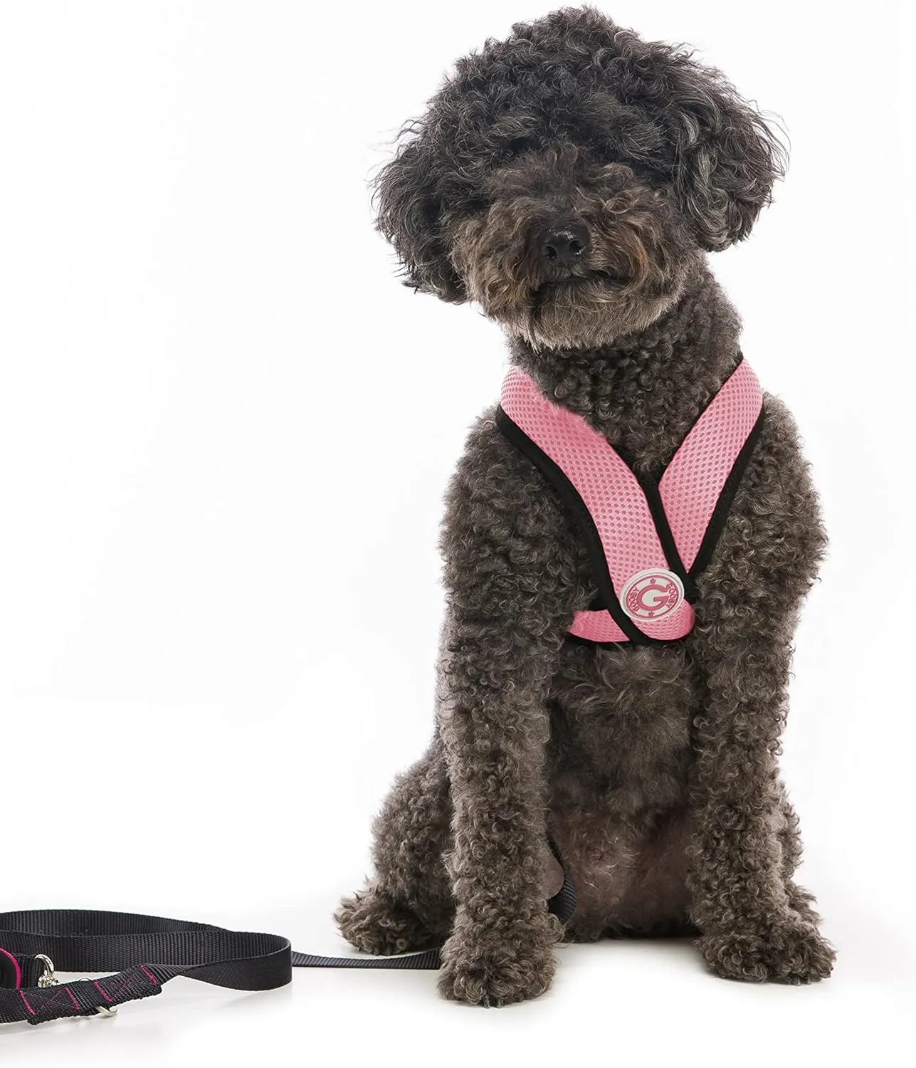 Gooby Comfort X Head In Harness - Pink, X-Large - No Pull Small Dog Harness Patented Choke-Free X Frame - Perfect on the Go Dog Harness for Medium Dogs No Pull or Small Dogs for Indoor and Outdoor Use