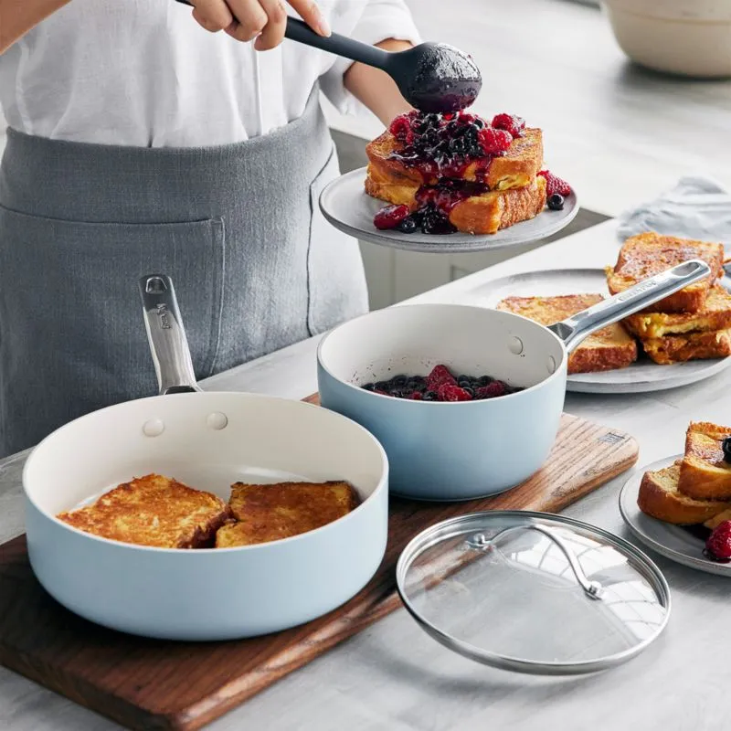 Greenpan ‚Ñ¢ Padova Pro Blue Haze 10-Piece Non-Stick Ceramic Cookware Set