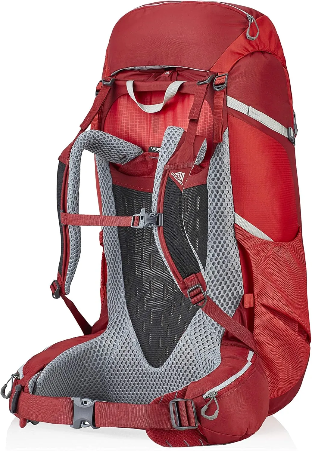 Gregory Amber 55L Women's Dayhiking/Backpacking Pack, with Breathable Backpanel and Comfort 3d Waistbelt, Raincover included, One Size Fits All, Sienna Red