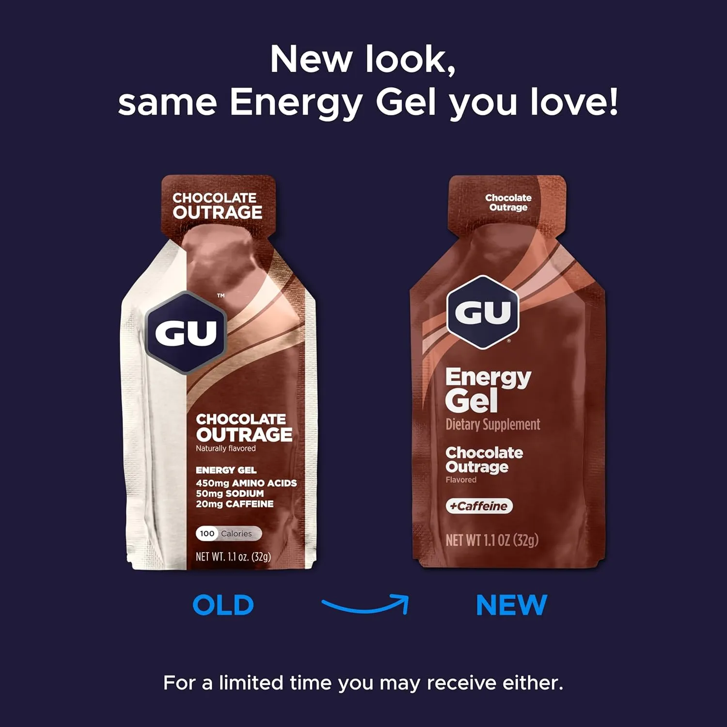 GU Energy Original Sports Nutrition Energy Gels, 24-Count, Vegan, Gluten-Free, Kosher, and Dairy-Free On-the-Go Energy for Any Workout, Assorted Caffeine-Free Flavors Variety Pack