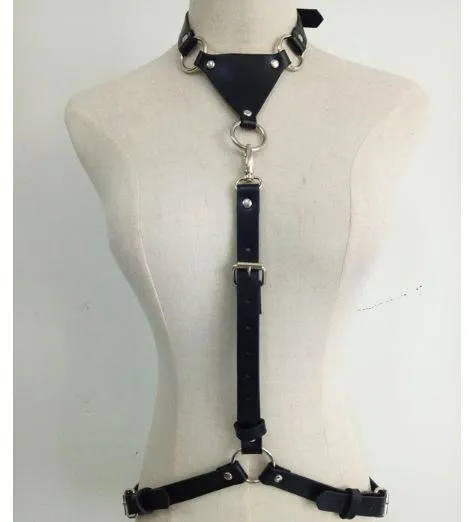 Halter rivet PU leather harness