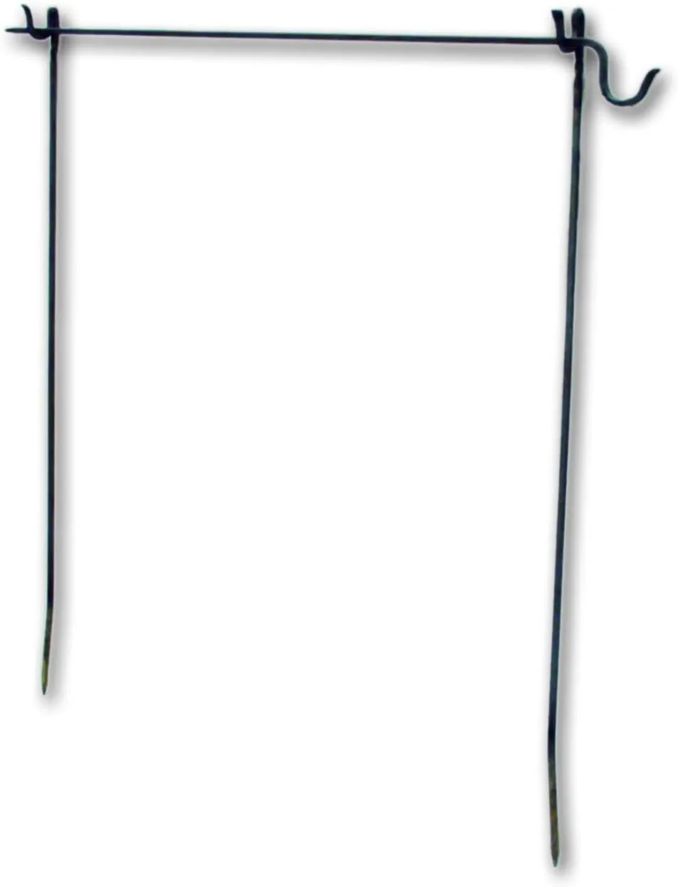 Hanged Forged Ironware Crossbar Fire Set