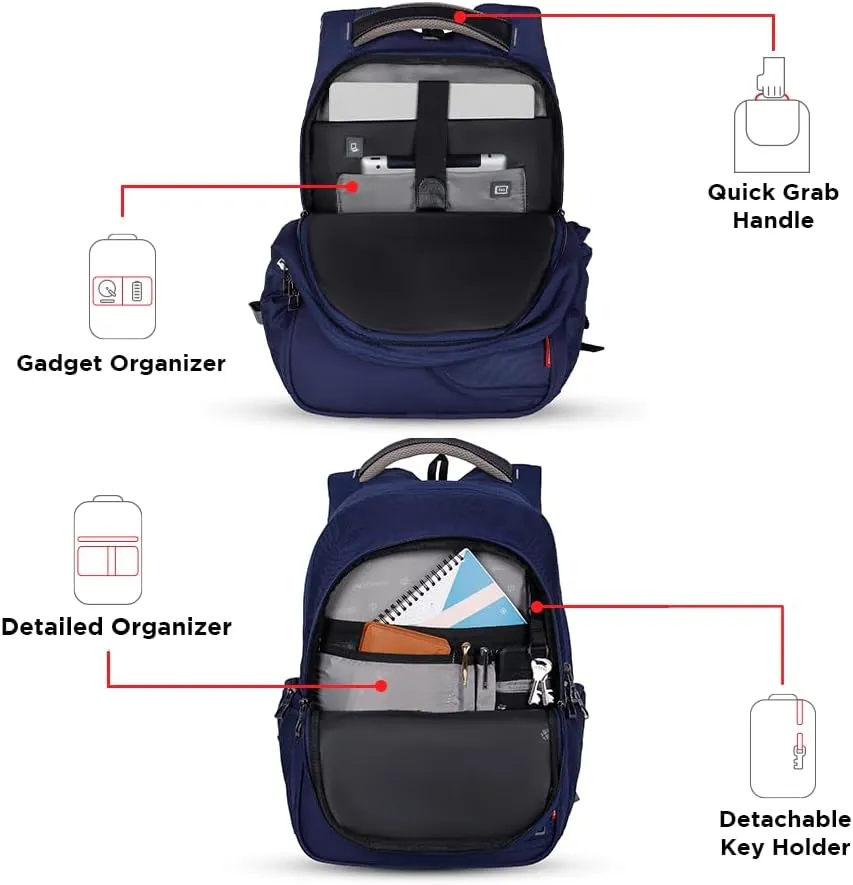 Harissons Bags Vervo Laptop/Travel/Casual Backpack For Men And Women With Rain Cover