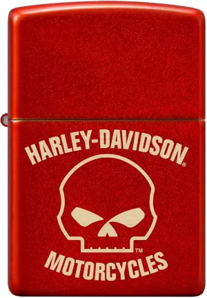 Harley Davidson Willie G Skull, Windproof, Custom Designed, Stainless Steel Body