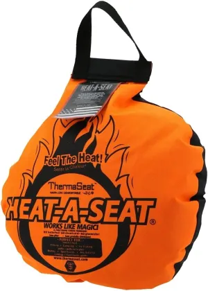 Heat-A-Seat by ThermaSeat- Insulated Hunting Seat Cushion, Blaze/Black