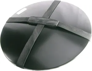 Heininger Fire Pit Cover Portable with Carry Handles Outdoor Patio - Black