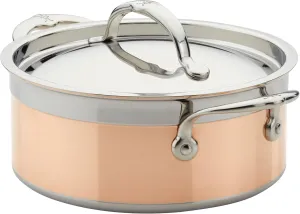 Hestan - CopperBond Collection - 100% Pure Copper Soup Pot, Induction Cooktop Compatible, 3 Quart