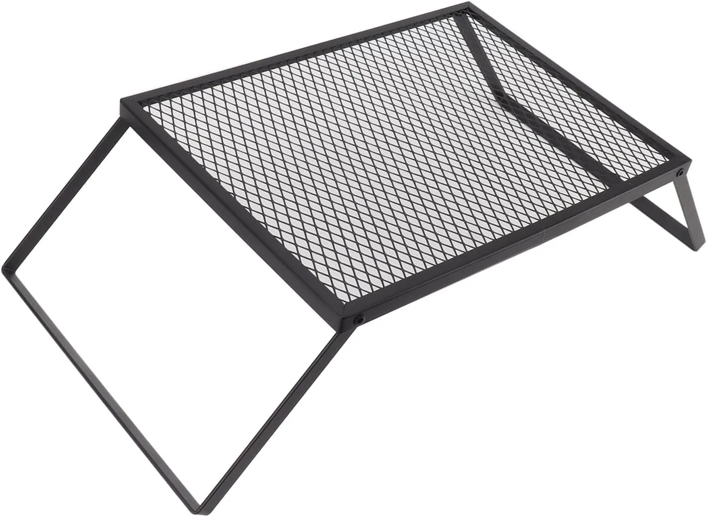 High Temperature Folding Campfire Grill Portable Camping Grill for Outdoor Activities Sturdy Iron Material (40 X 30cm Standard)