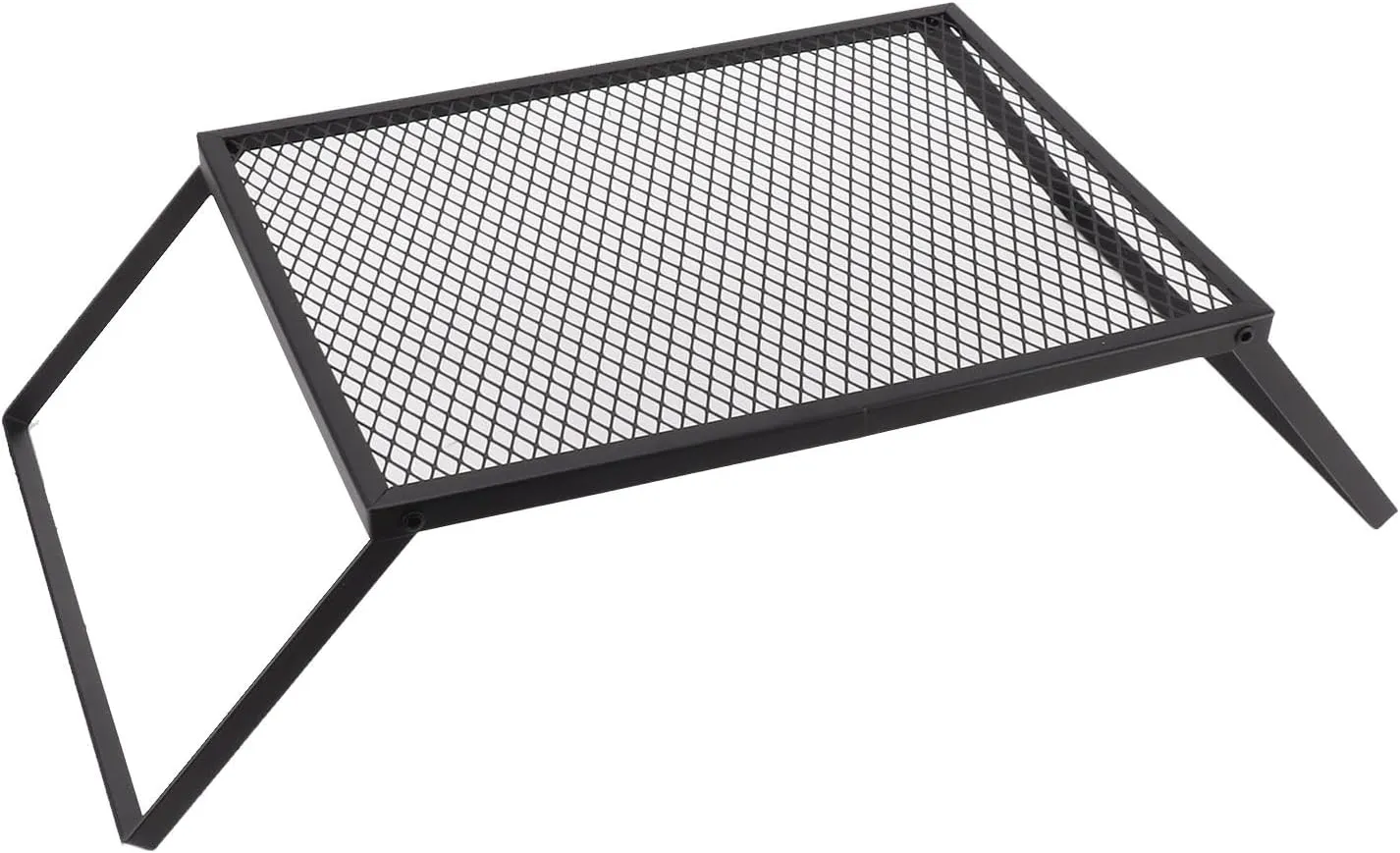 High Temperature Folding Campfire Grill Portable Camping Grill for Outdoor Activities Sturdy Iron Material (40 X 30cm Standard)