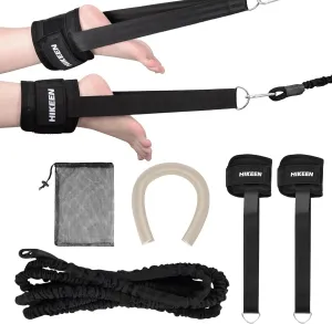 Hikeen Swimming Training Belt - 4M Tether for Swim in Place, Stationary Harness, Aquatic Resistance Belt