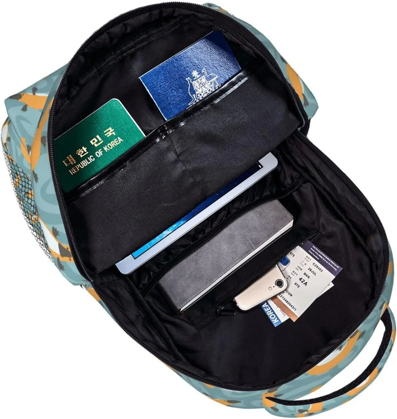 Hiking & Camping Rucksack Gym Outdoor Hiking Bag Large Capacity Backpack for Duck Billed Platypus College Bookbag