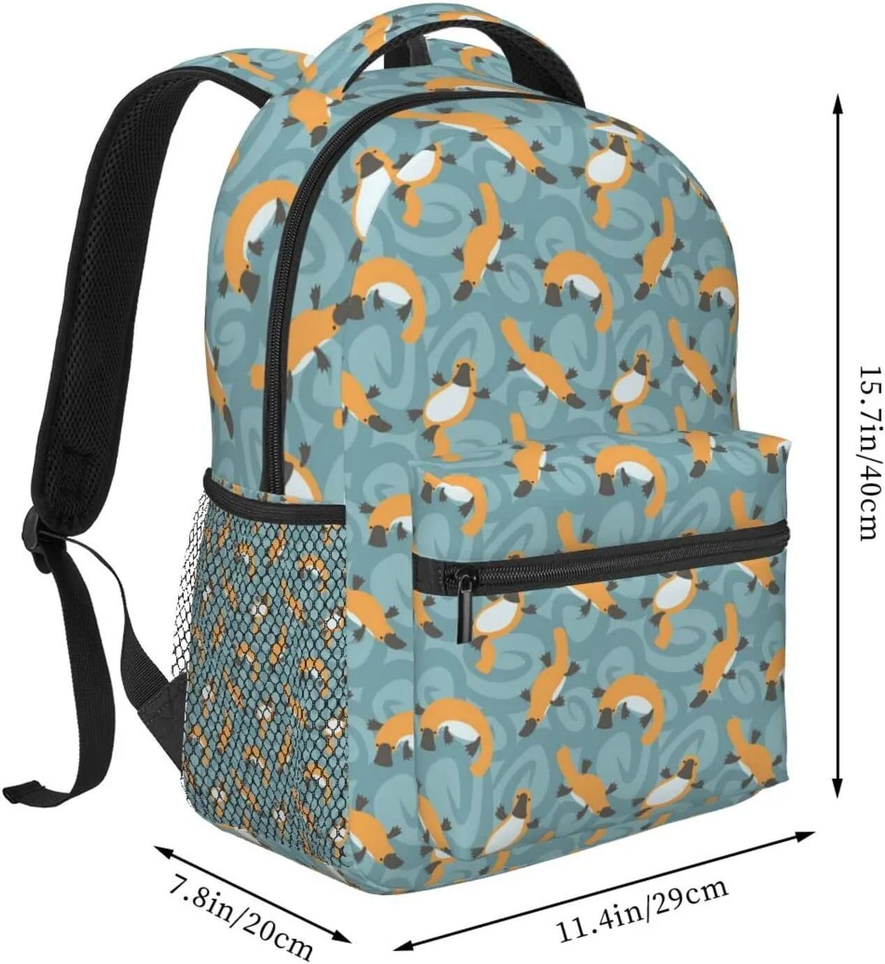 Hiking & Camping Rucksack Gym Outdoor Hiking Bag Large Capacity Backpack for Duck Billed Platypus College Bookbag