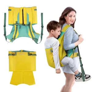 Hiking Baby Carrier Backpack for Older Child 3-12 Years Old, Comfortable Baby Backpack Carrier forHiking with Double Seat Belts and Footlock, Can be Folded Into A Small Roll Weight 1.2lb
