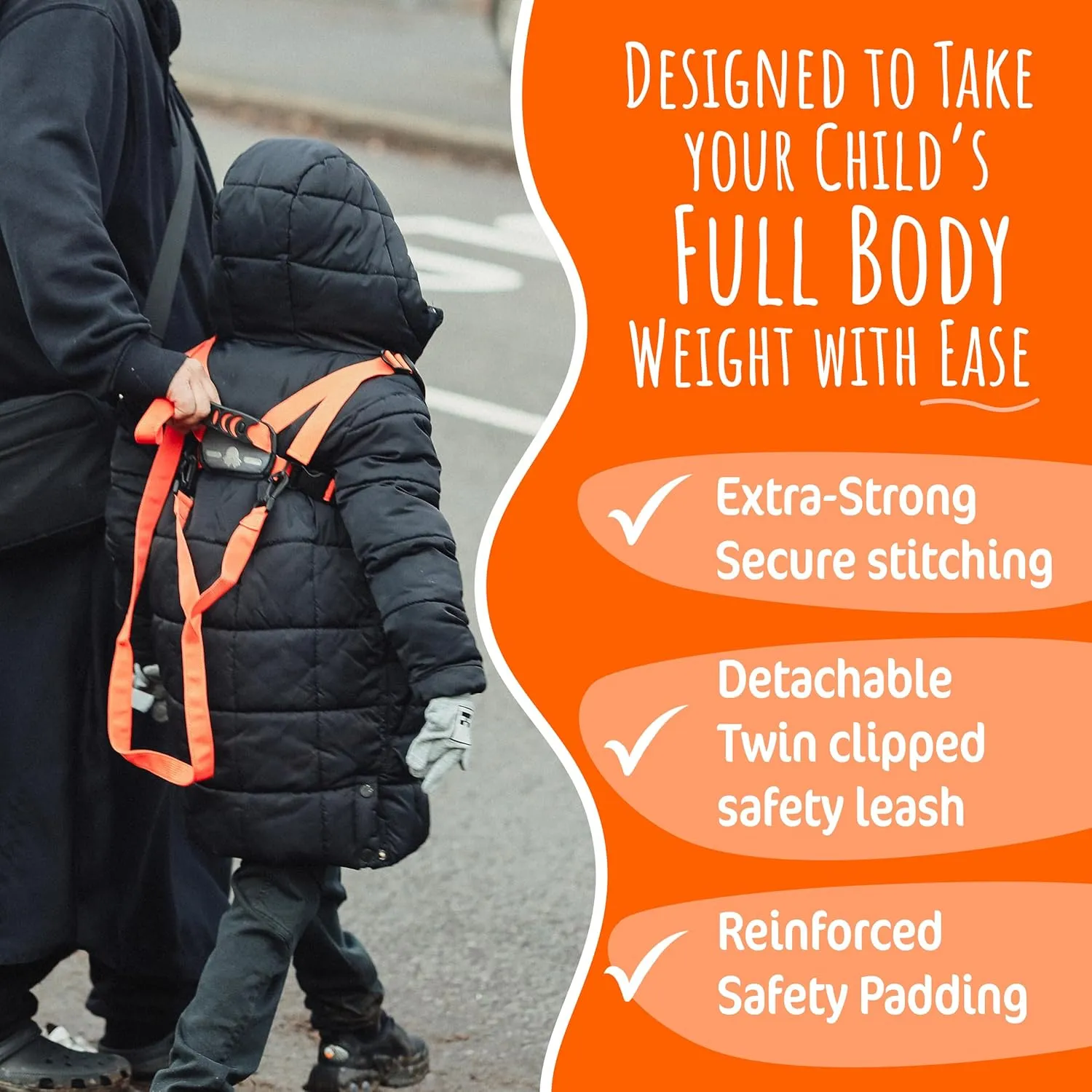 Hobbledehoo Safety Harness For Kids & Toddlers Aged 2-7 Years, Child Harness For Walking & Play Autism Safety Awareness