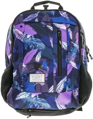 HOOEY "Rockstar 20 Liter School Hiking Backpack Rain Cover Hat Strap Laptop Sleeve Hydro Pockets (Blue/Black)