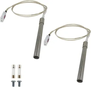 Hot Rod Igniter Kit Replacement Fit for Oklahoma Joes Rider DLX Pellet Grills Model Replaces #70112, PG24-21