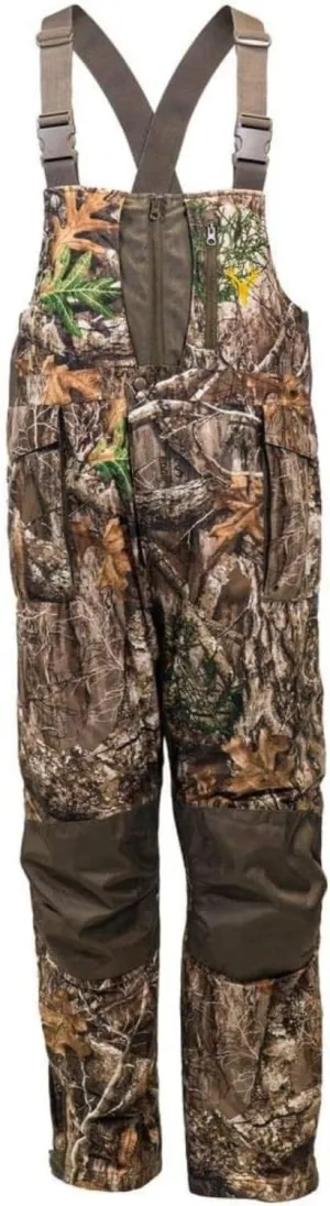 HOT SHOT Men’s Elite Camo Hunting Bib, Waterproof Men’s Camouflage Overalls, Insulated All-Day Cold Weather Hunting Clothes