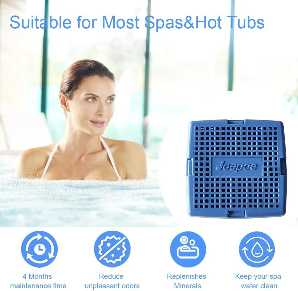 Hot Tub Mineral Cartridge for Sundance Spas with 4 Months Lifetime,Silver Ion Cartridge,Spa Mineral Cartridge Makes Your Spa Water Clean and Clarified (1-Pack