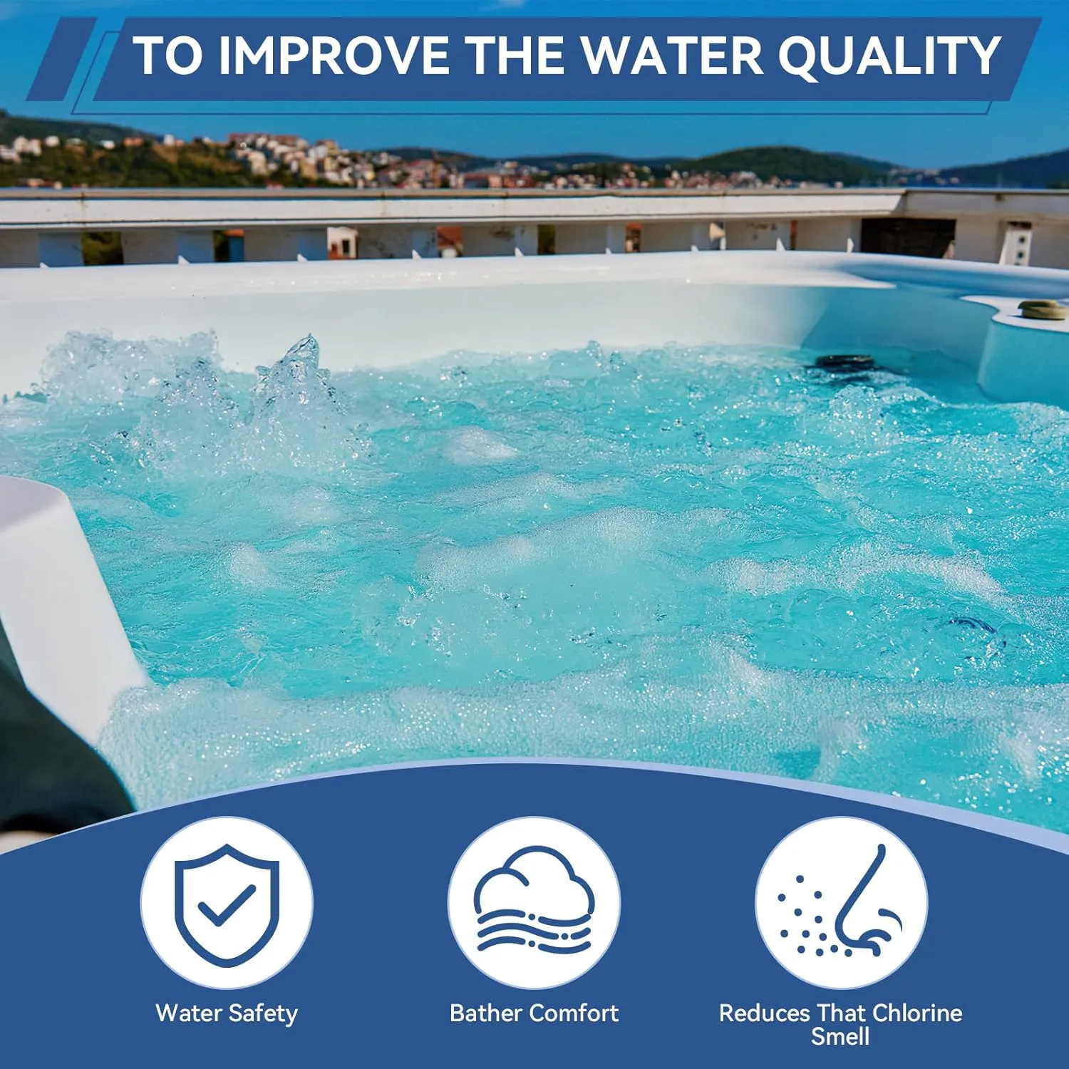 Hot Tub Mineral Cartridge for Sundance Spas,Silver Ion Cartridge Can Last for 4 Months,Spa Mineral Cartridges Makes Your Spa Water Clean and Clarified 2 Pack
