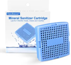 Hot Tub Mineral Sanitizer for Hot Tubs Filter, Spas Filter, Cleans and Clarifies Last for 4 Months Treats，1 Pack
