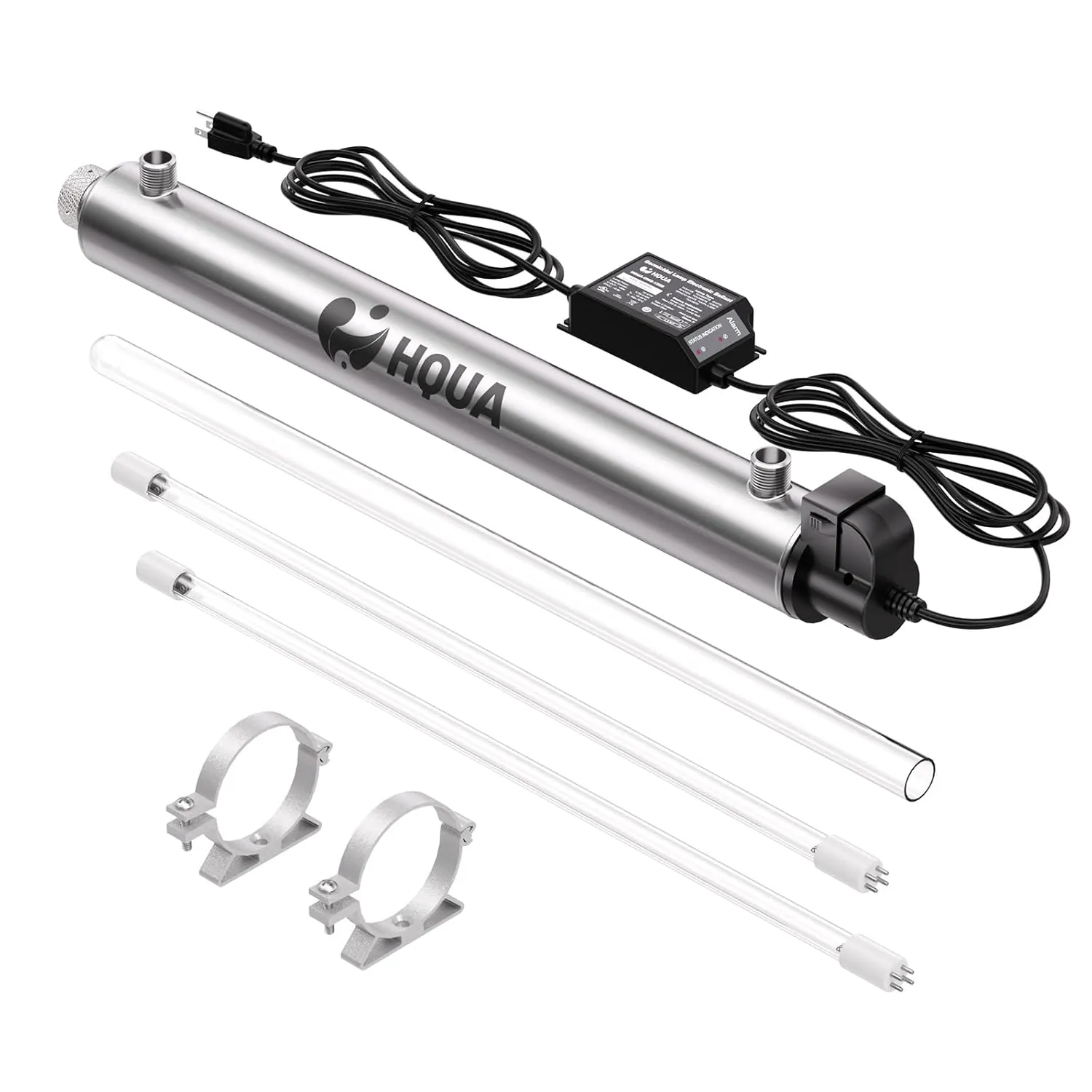 HQUA-OWS-6 Ultraviolet Water Purifier Filter for Kitchen Water Purification,6GPM 110V 25W Model HQUA-UV-6GPM   1 Extra UV Tube