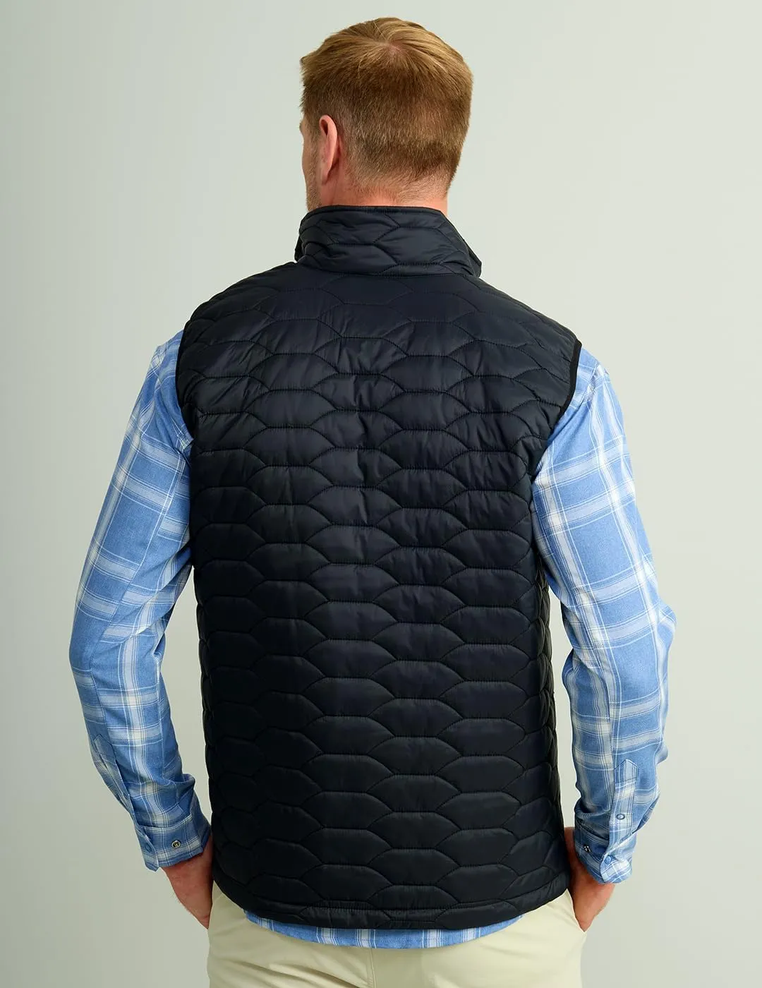 HUK Men's Scale, DWR Insulated Performance Fishing Vest