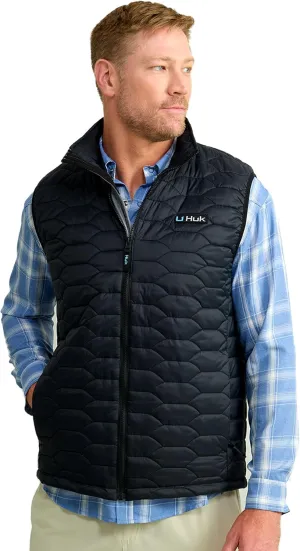 HUK Men's Scale, DWR Insulated Performance Fishing Vest