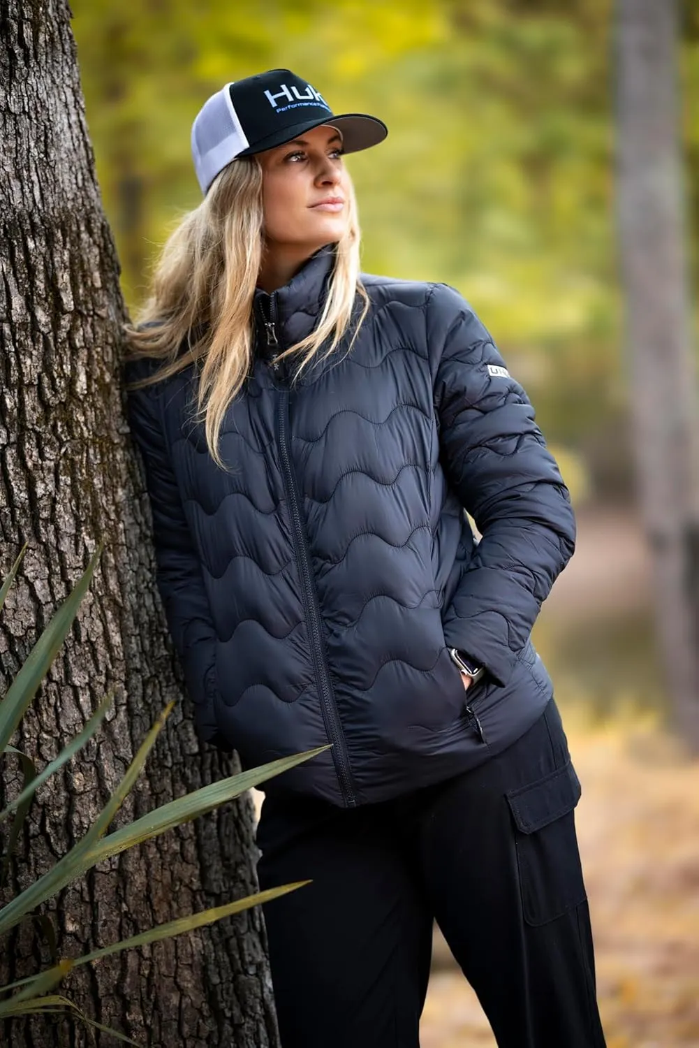 HUK Wave, DWR Insulated Fishing Jacket for Women