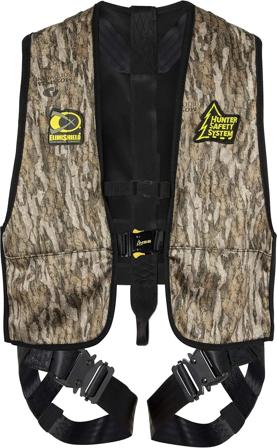 Hunter Safety System HSS Lil' Treestalker Youth Tree-Stand Safety Harness, Provides The Utmost Safety For Kids, Mossy Oak Bottomland