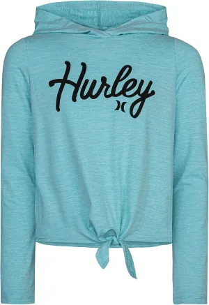 Hurley Girls' Long Sleeve Hooded Top