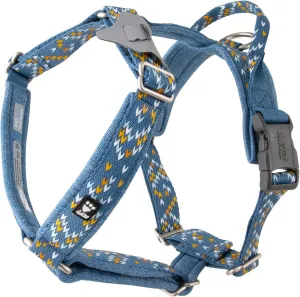 Hurtta Razzle-Dazzle Y-Harness, Bilberry, 32-40 in
