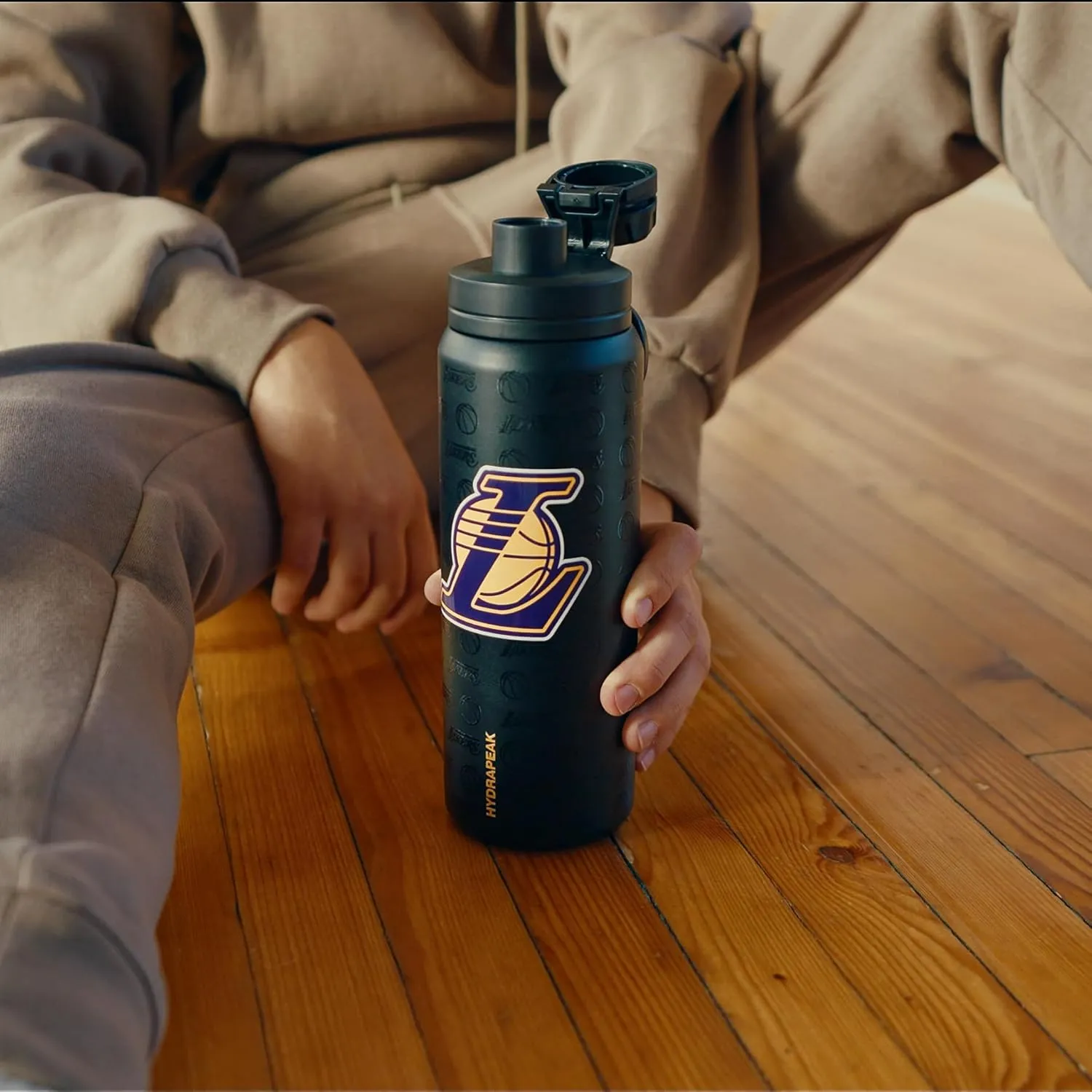 Hydrapeak x NBA Officially Licensed Phoenix Suns 26 oz Active Water Bottle with Chug Lid and Handle Reusable Stainless Steel Double Wall Insulated Sports Gift