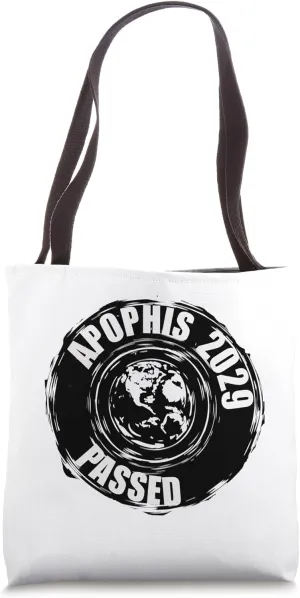 Impact Event ,Space Threat Alert, Apophis Asteroid Impact Tote Bag