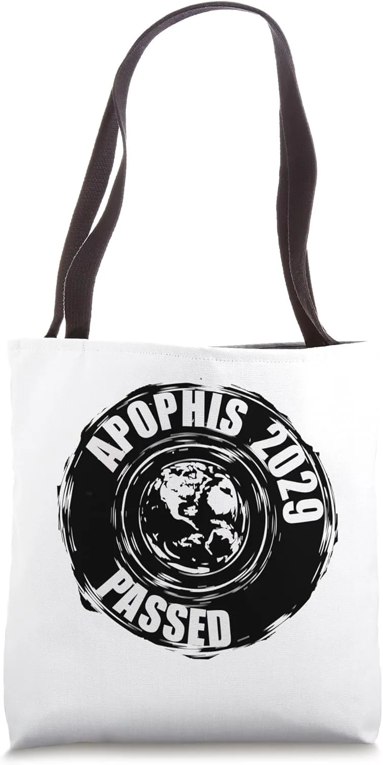 Impact Event ,Space Threat Alert, Apophis Asteroid Impact Tote Bag