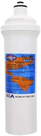 IPW Industries Inc. - Omnipure ELF (ELF-1M-P) E-Series 1 Micron Carbon Block and Phosphate Water Filter Cartridges for Whole House Water Filter System