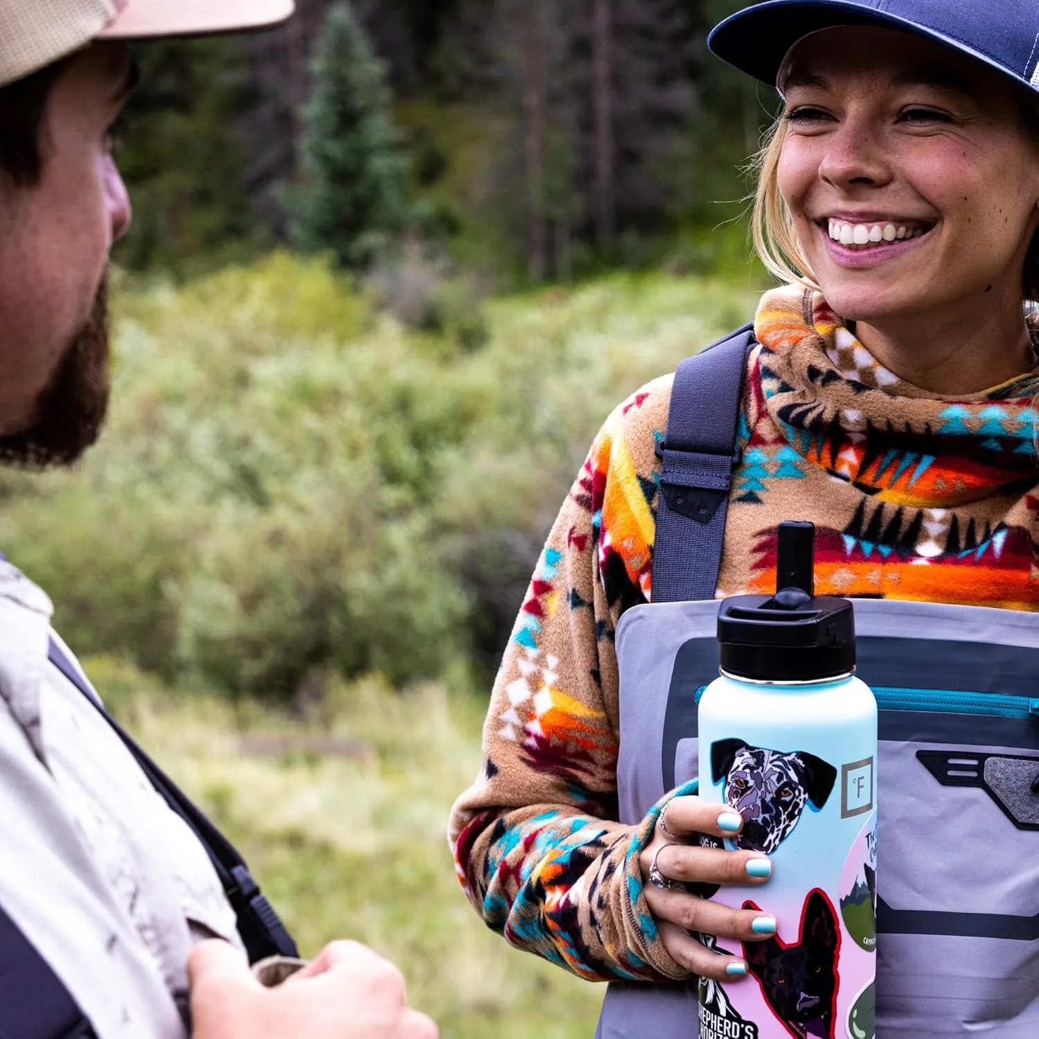 IRON °FLASK Camping & Hiking Hydration Flask with 3 Lids - Stainless Steel, Double Walled & Vacuum Insulated Water Bottle - Leak Proof & BPA Free (Peach, Spout - 32 oz)
