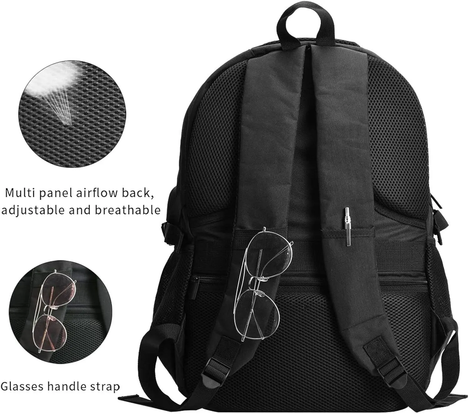 Jamaican Flag Casual Travel Backpacks Hiking Camping Backpack Large Outdoor Sport Daypack Laptop Rucksack Climbing Working Bags with USB Port