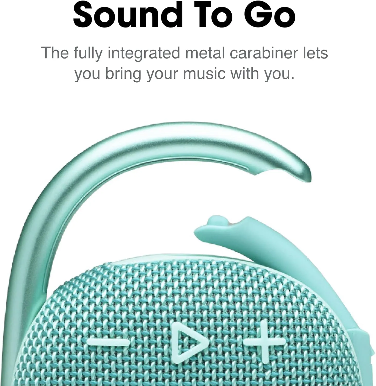 JBL Clip 4, Teal - Portable Bluetooth 5.1 Speaker - Up to 10 Hours of Play - Waterproof & Dust Resistant - Includes Noise & Echo-Canceling Speakerphone
