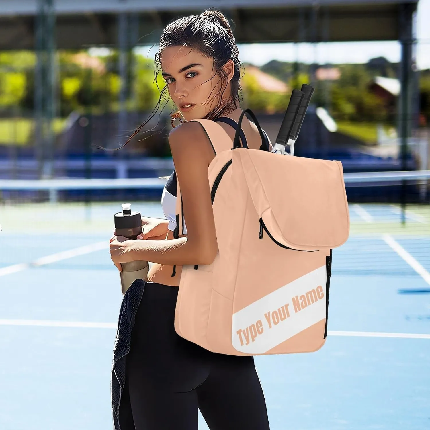 Joko Ivery Custom Tennis Bag Backpack Pickleball Bag Tennis Racket Bag Badminton Paddles Backpack Fits Squash Racquet