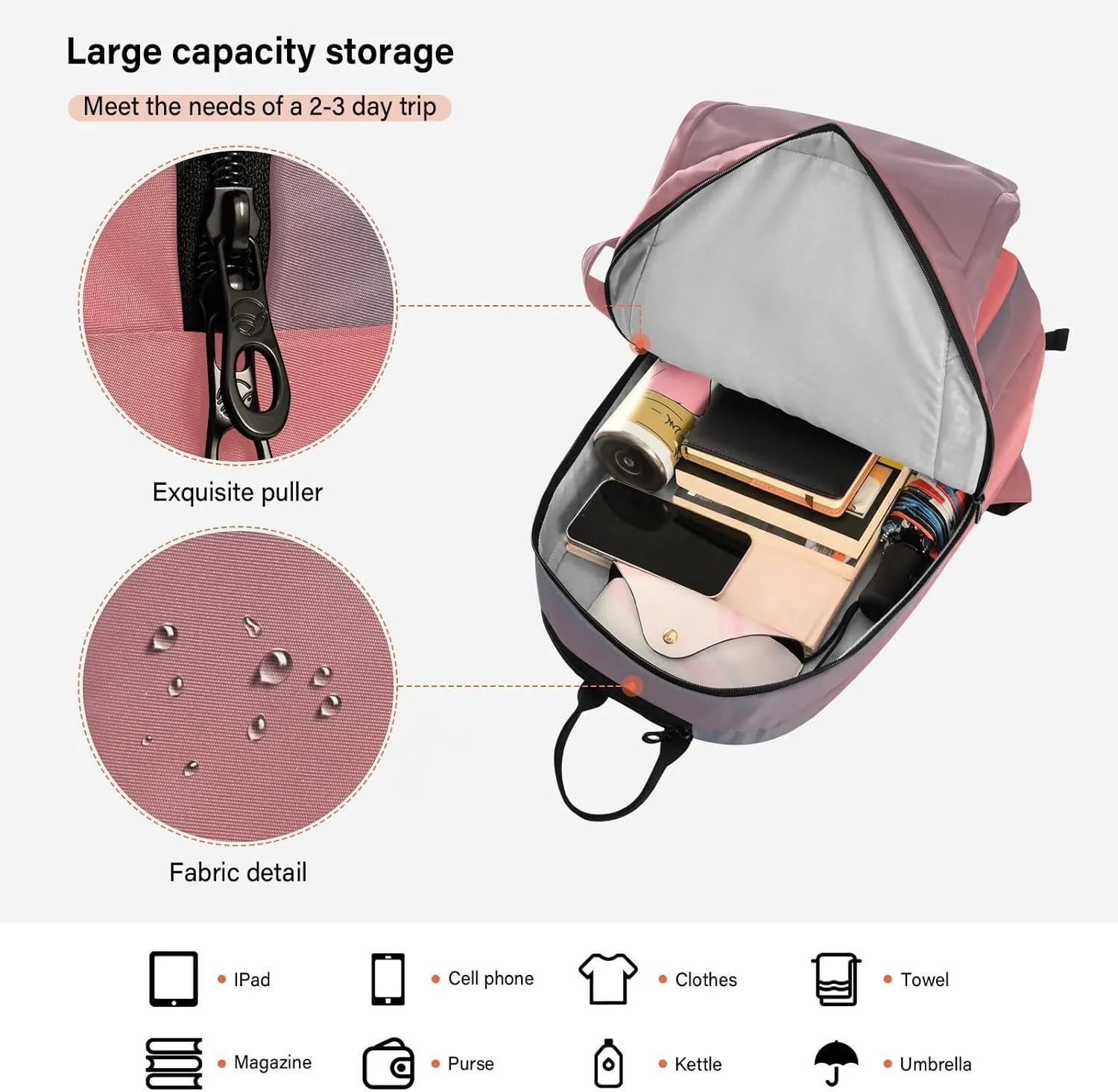 Joko Ivery Gradient Tennis Bag Backpack Tennis Bags Pickleball Bag Fits Badminton Paddles Backpack Tennis Racket Bag