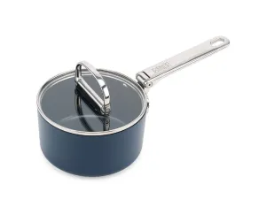 Joseph Joseph Space Folding Handle Ceramic Non-stick Blue Saucepan & Lid