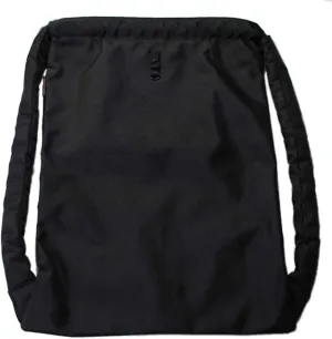 Karry3.0 Minimal Nylon Drawstring Backpack/Bag Incredibly Thick and Comfortable Shoulder Ropes with minimal design and tough material for Men and Women (Black-KARRY3.0)