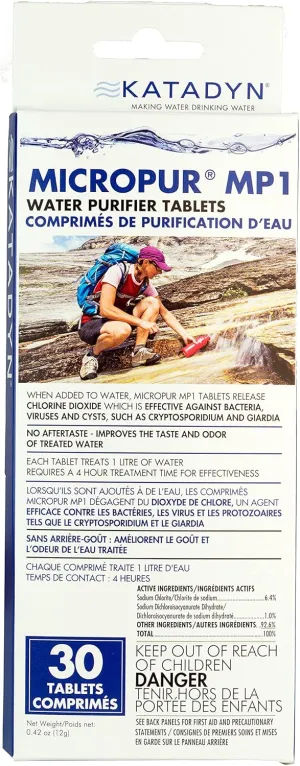 Katadyn Micropur Purification 30 Tablets