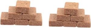 KESYOO 2sets Camping Firestarters Combustion Supporting Blocks Easy to Use Outdoor Burning Blocks for Campfire 50pcs*2