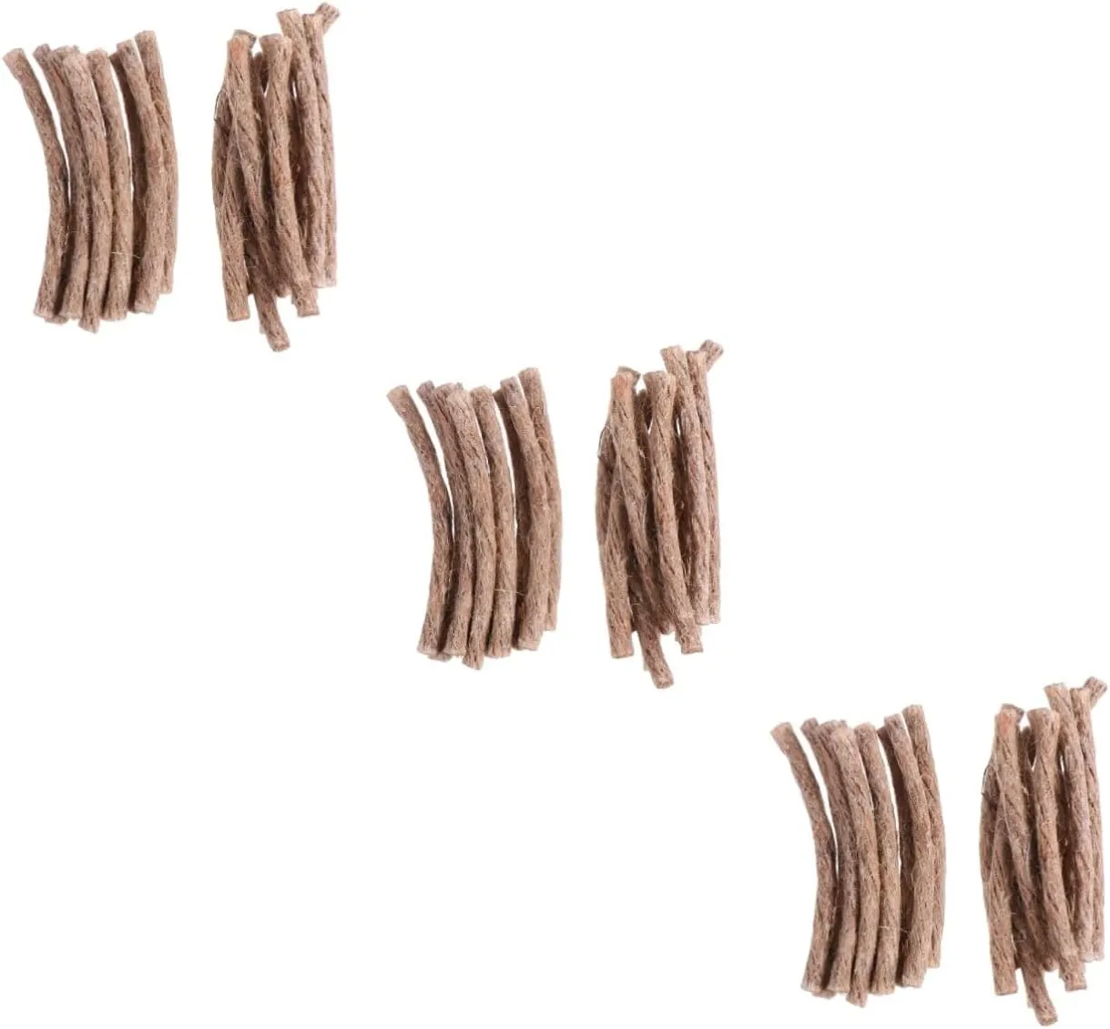 KESYOO 3sets Kindling Campfire Survival Fire Starter Rope Portable Survival Fire Rope Wick Light Ropes Camping Fire Tools is Camping Accessories Rope for Camping Stater Needs Rope 20pcs*3
