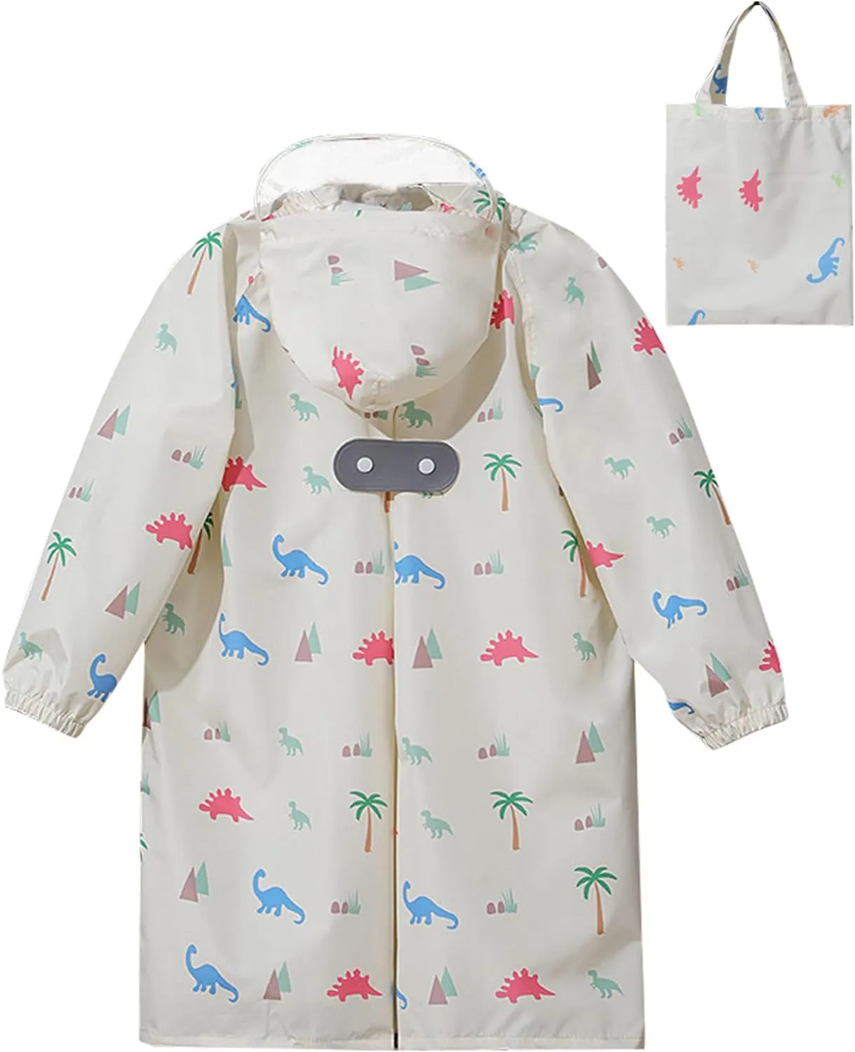 Kids Raincoat Girls Boys Rain Jacket Hooded Rain Poncho Rainproof Cape Rainwear Reusable Outwear