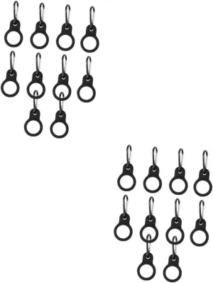 Kisangel Water Bottle Carrier Clip Durable Hanging Buckle for Outdoor Activities Portable Silicone Ring Kettle